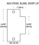 ASA Strike Blank Short Lip
